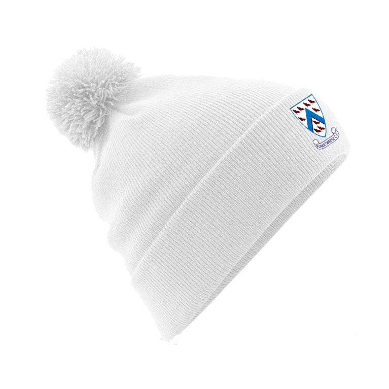 Original Pom Pom Beanie : White